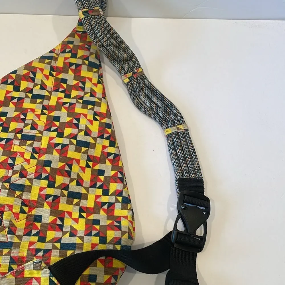 Kavu Red and Yellow Backpack Vibrant Design